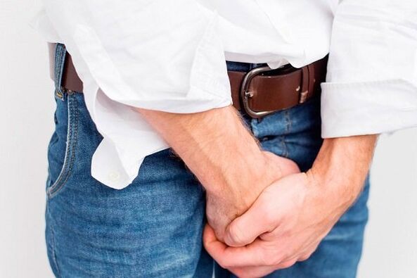 Leistenschmerzen bei kalkhaltiger Prostatitis