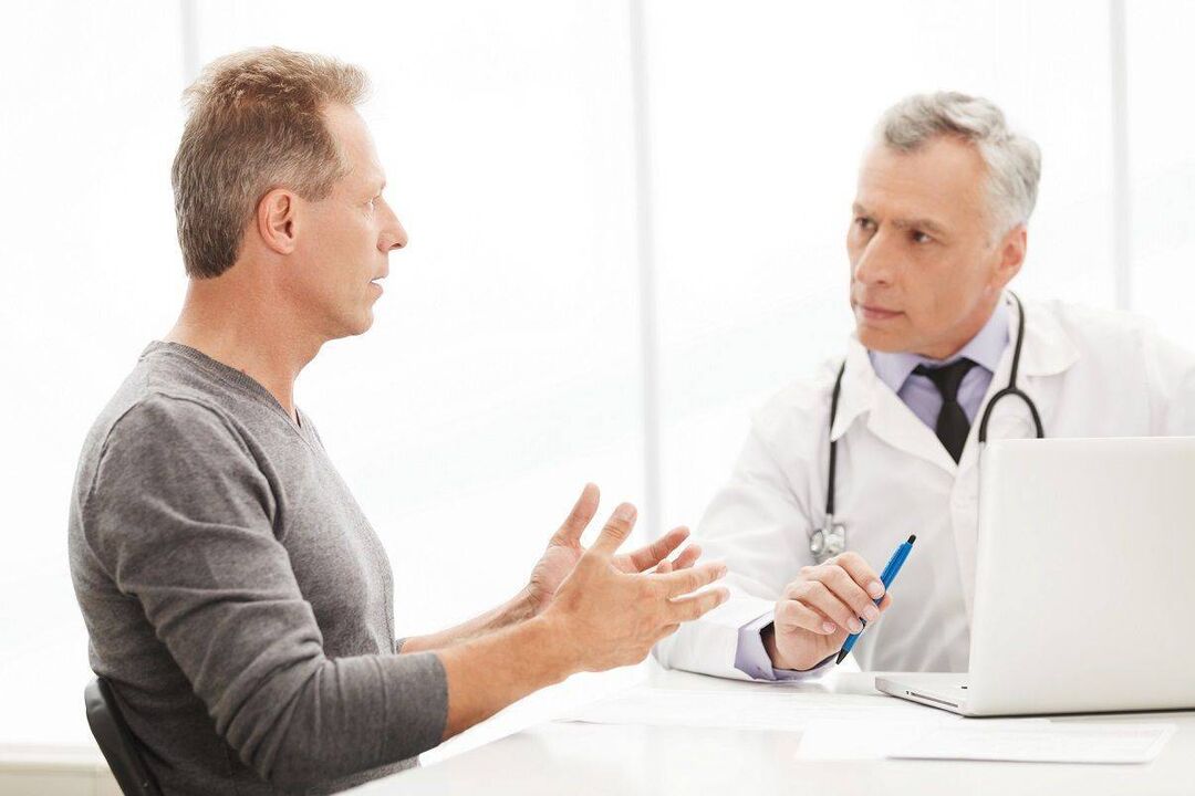 Konsultieren Sie bei Symptomen einer Prostatitis einen Arzt